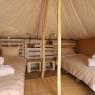 <p>L'interieur d'une de nos tentes berberes</p>