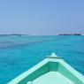 <p>Sur la route d'Himmafushi</p>