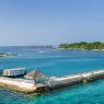 <p>Le Port et vue d'ensemble du Lagon d'Hudhuranfushi</p>